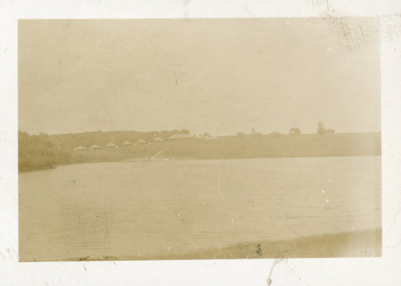 A photograph facing Camp Tabor